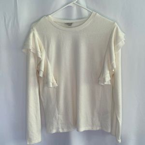 Habitual Kid Soft Sweater with Ruffles